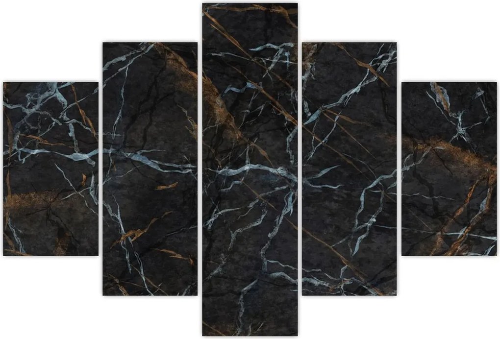 Tablou - Marmură neagră (150x105 cm)
