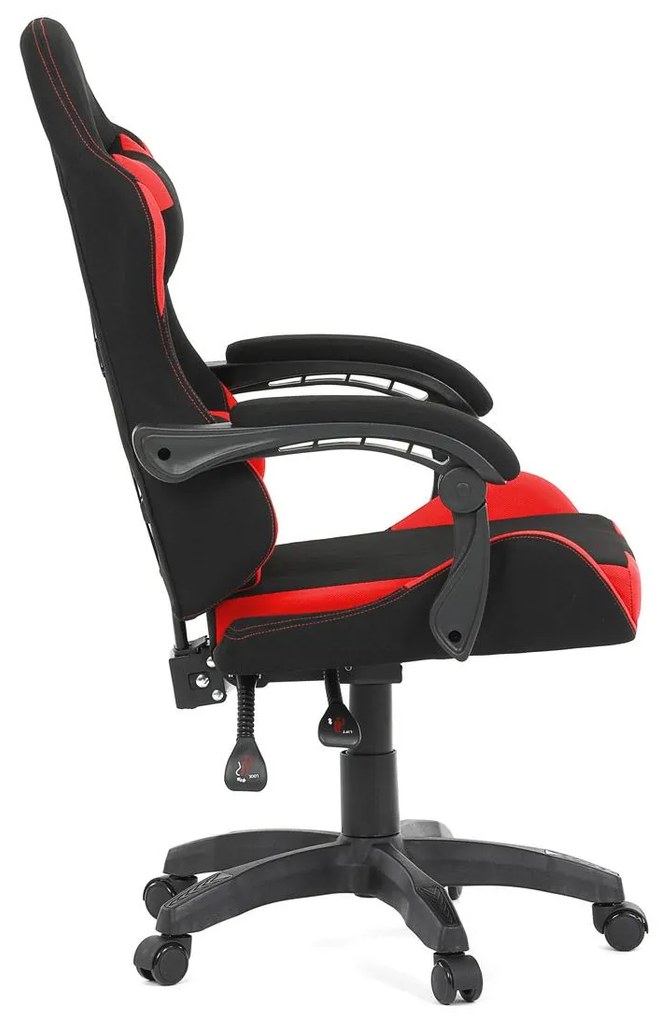 Fotoliu gaming Kvantirasa (negru + roșu). 1120334