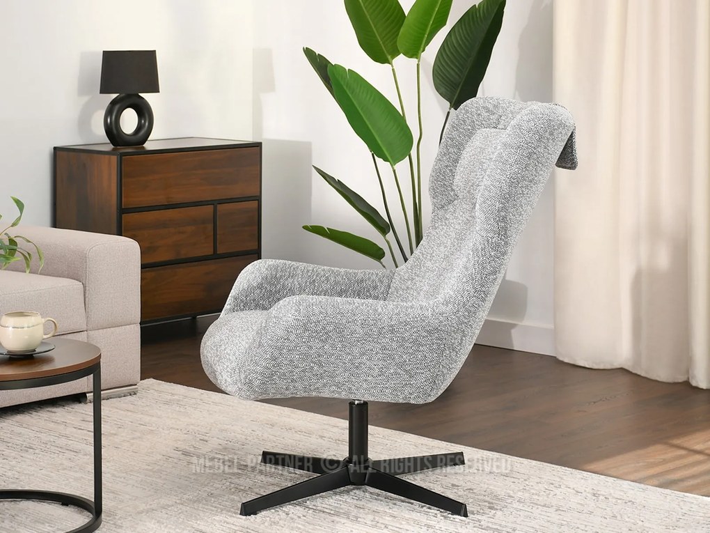 Fotoliu Irma (gri + negru). Promo -22%. 1110069