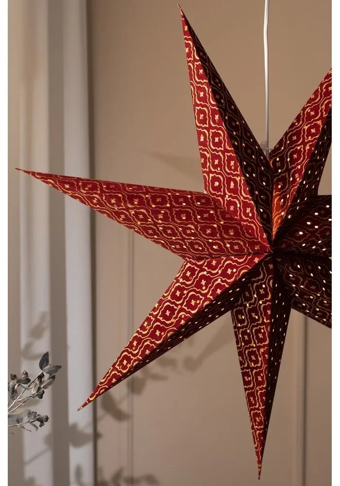 Decorațiune luminoasă de Crăciun burgundy suspendată Baroque – Markslöjd