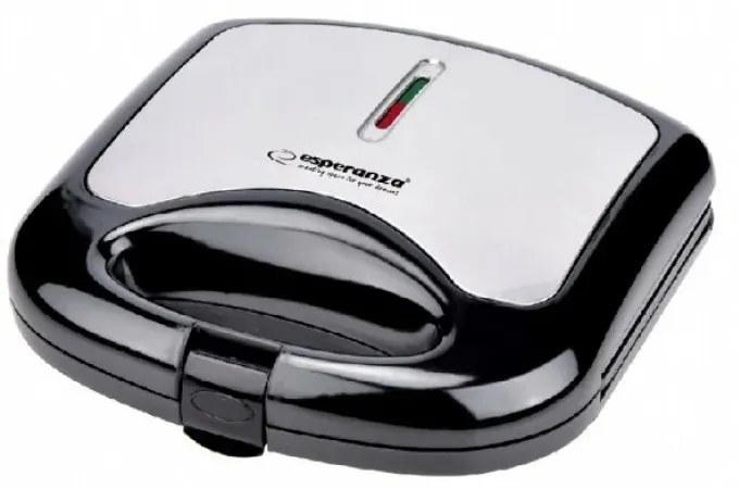 Prajitor de paine tip Sandwich maker Esperanza Asiago EKT011 1000W Negru/Gri