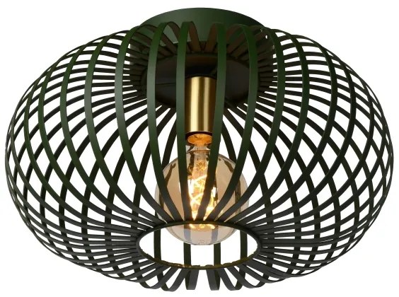 Plafonieră Lucide 78174/40/33 MANUELA 1xE27/60W/230V d. 39,5 cm verde
