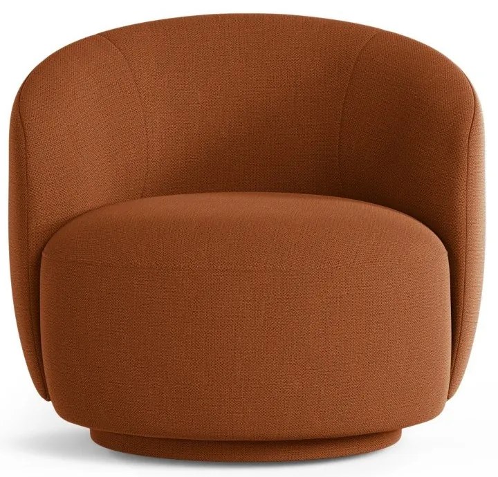 Fotoliu cărămiziu pivotant Letizia – Micadoni