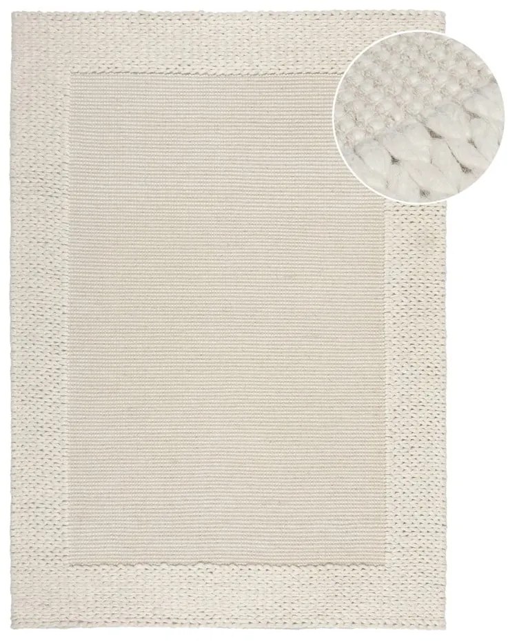 Covor din lână bej 230x160 cm Rue - Flair Rugs