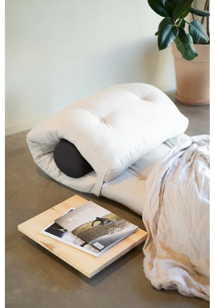 Saltea futon gri/maro 70x200 cm Wrap Mocca/Dark Grey – Karup Design