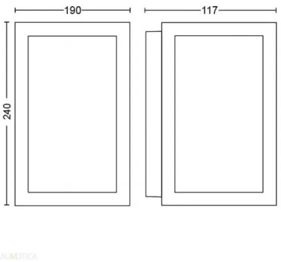 Philips 17430/30/P7 - Lampă LED RGBW Hue IMPRESS exterior 2x8W IP44