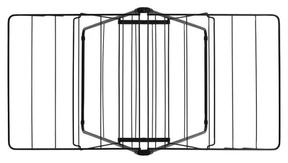 Uscаtor de rufe Brabantia Hangon 1004162, 15 m, 4 umerase, Reglabil, Blocare copii, Negru