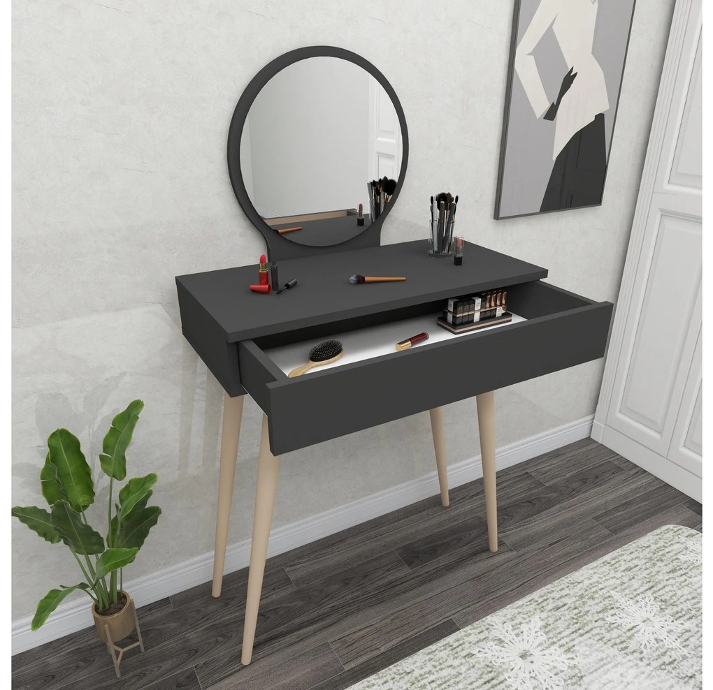 Măsuță de toaletă Doneda (antracit) . 1094108