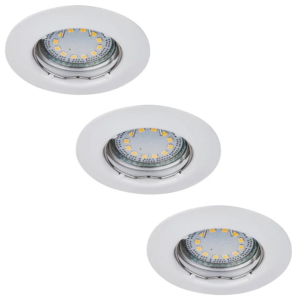 Rabalux 1046 - SET 3x Corp de iluminat tavan fals LITE 3xGU10-LED/3W/230V