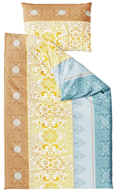 Lenjerie de pat din bumbac colorata SUMMER BEACH Dimensiune lenjerie de pat: 70 x 90 cm | 140 x 200 cm