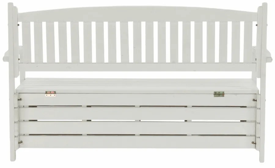 Bancă de grădină, alb, 150cm, AMULA