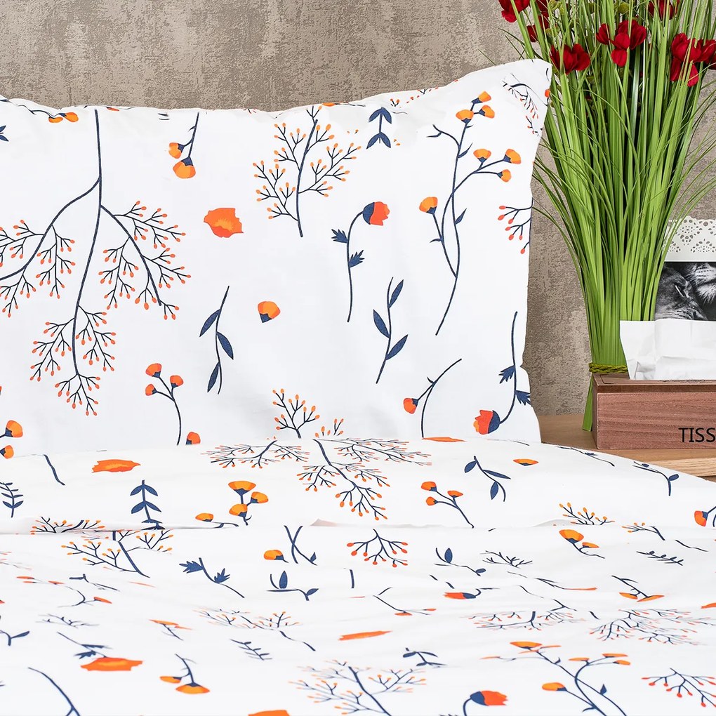 Lenjerie de pat din bumbac 4Home Floret, 140 x 200cm, 70 x 90 cm, 140 x 200 cm, 70 x 90 cm