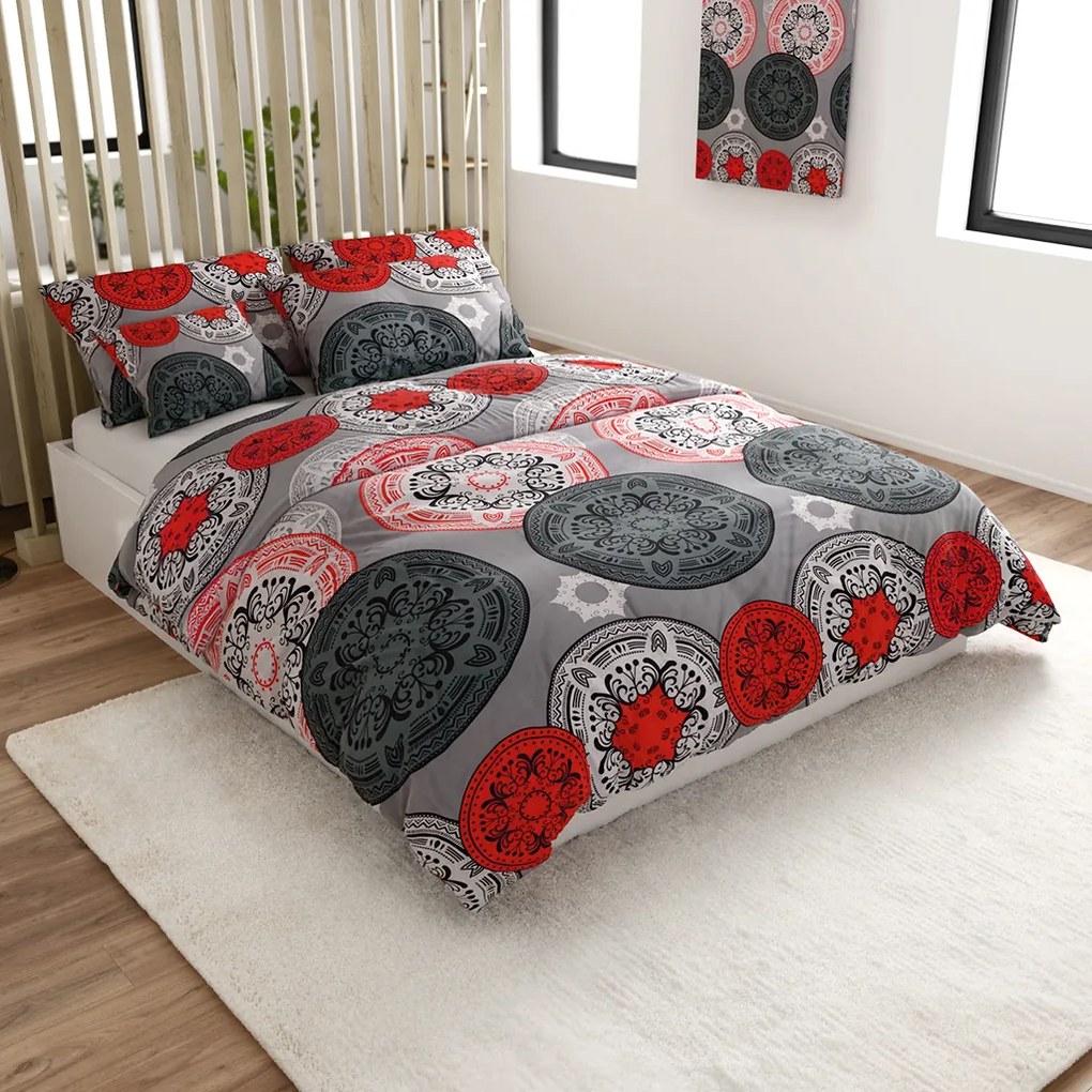 Lenjerie de pat din microfibra ORIENT COLOR, gri Dimensiune lenjerie de pat: 70 x 90 cm | 140 x 200 cm