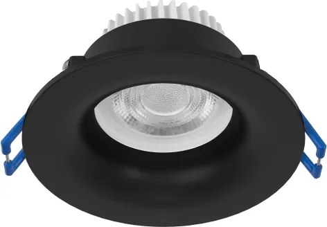Eglo 902273 - Plafonieră LED pentru baie SALABATE, 4,9 W, 230 V, Ø 8,8 cm, IP65, negru