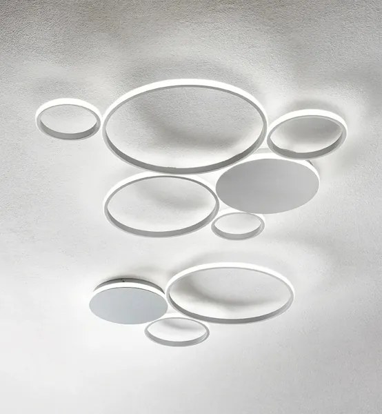 Plafonieră LED reglabilă POIS, 68W/230V, argintie - Ondaluce