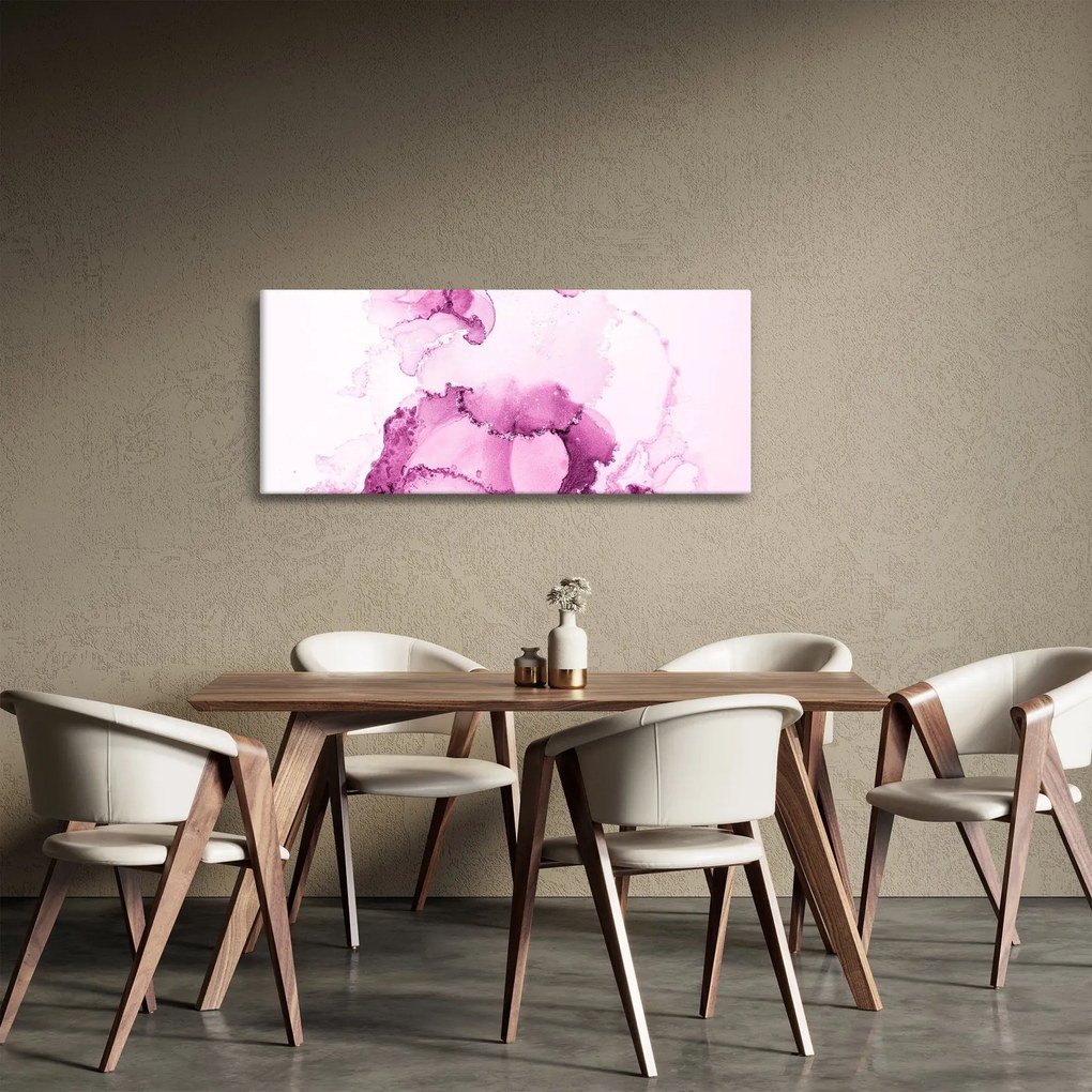 Tablou - Decor roz (120x50 cm)