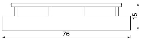 Lustră aplicată MAISON 4xGU10/8W/230V stejar