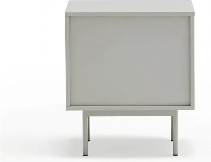 Noptieră gri deschis cu aspect mat Sierra – Teulat