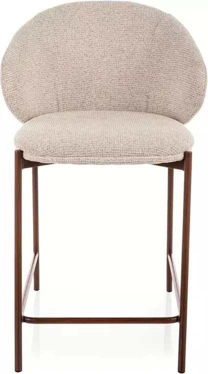 Scaun de bar Kioto H-2 bej deschis 255 / nuc