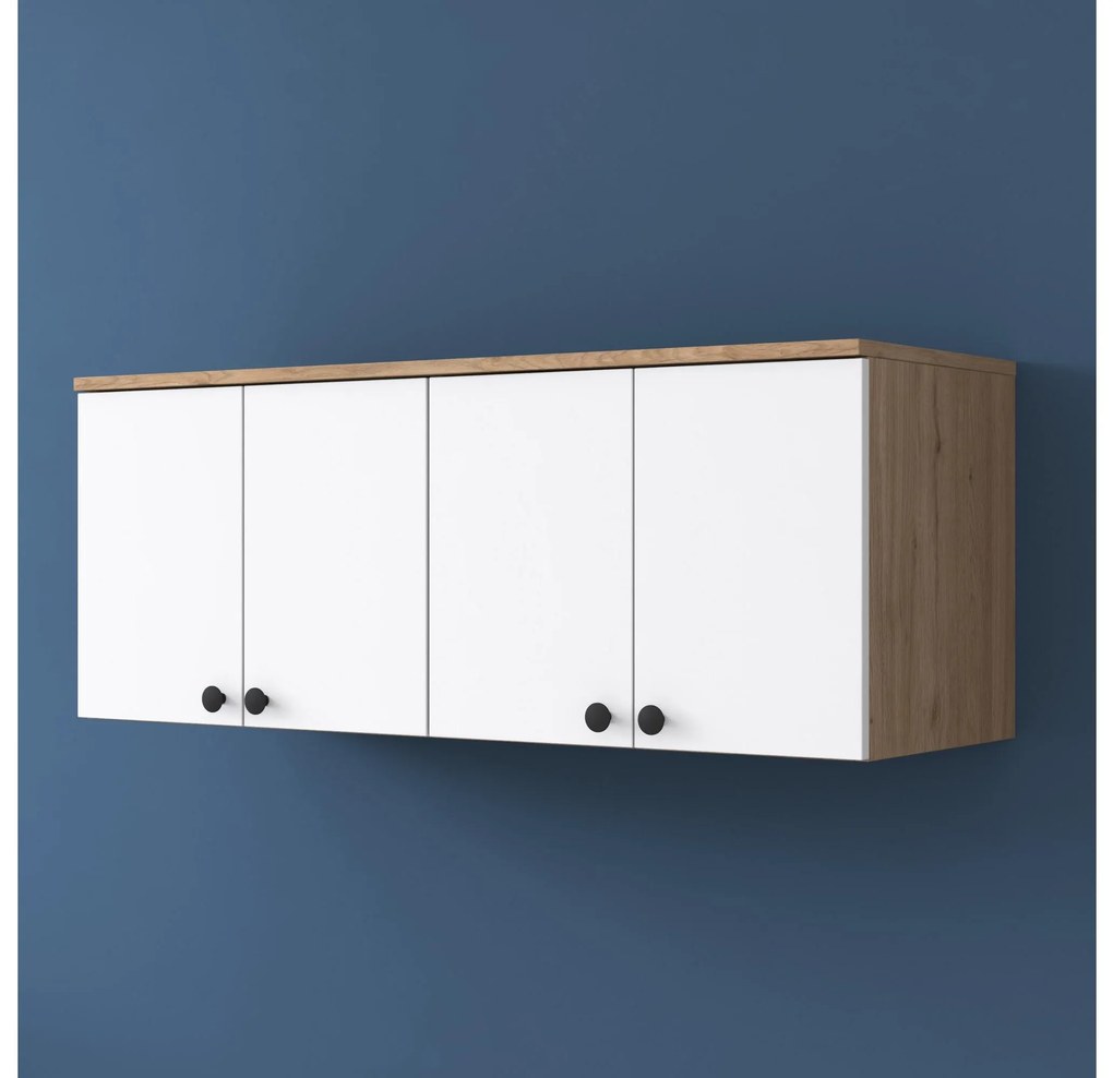 Dulap suspendat Dopibe 1 (Nuc + alb) . 1094239