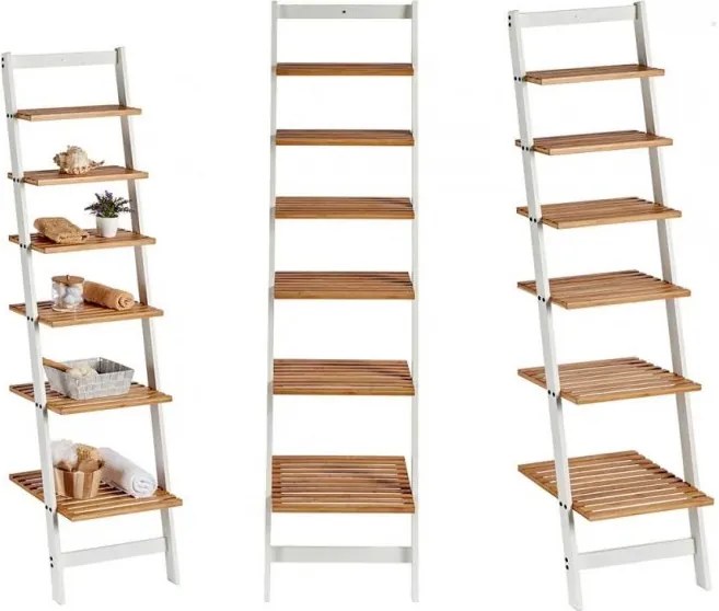 OFERTA Raft din bambus alb WHITE BAMBOO calitatea II.