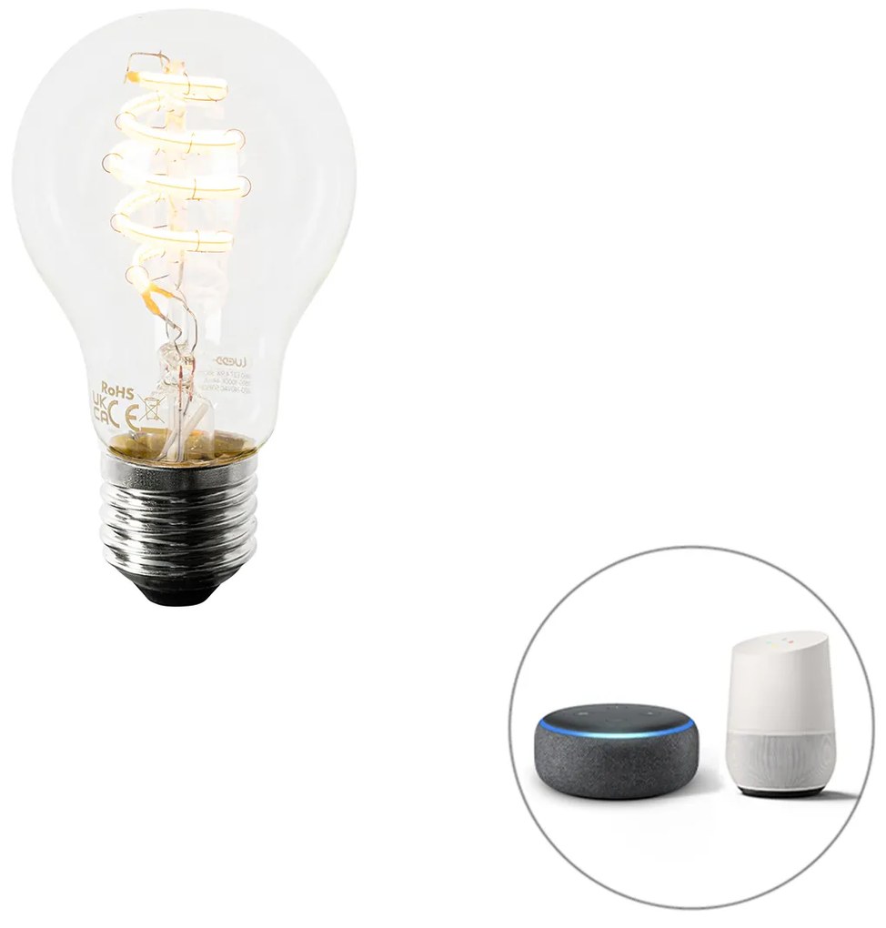 Lampă LED Smart E27 reglabilă în Kelvin A60 4,9W 380 lm 1800-3000K
