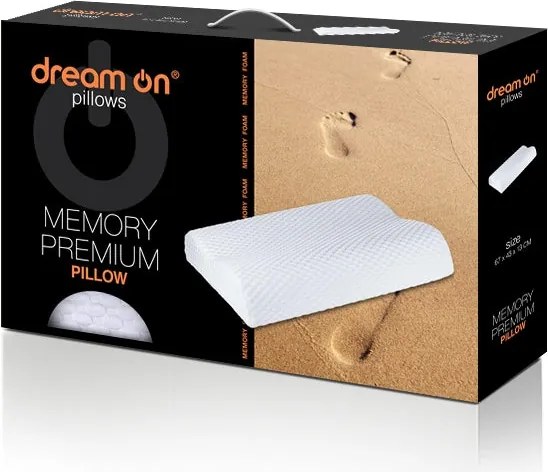 Pernă Dream On, Memory Premium, 67x43x13