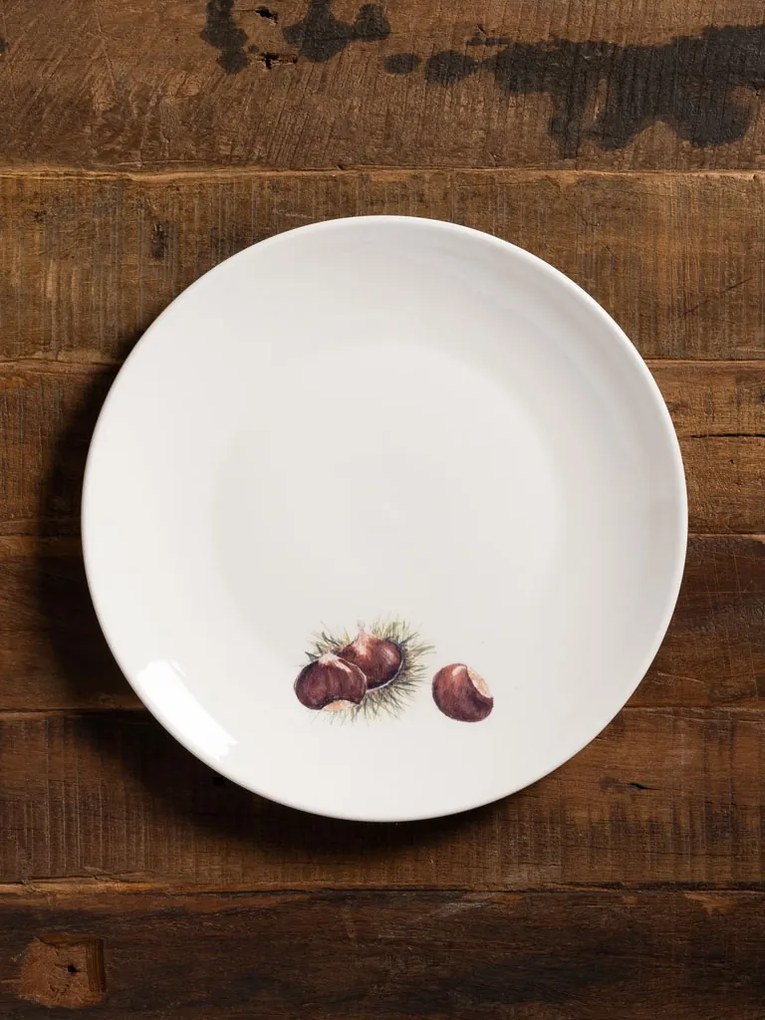 Set 4 farfurii fructe de toamna, D28 cm, Carouge