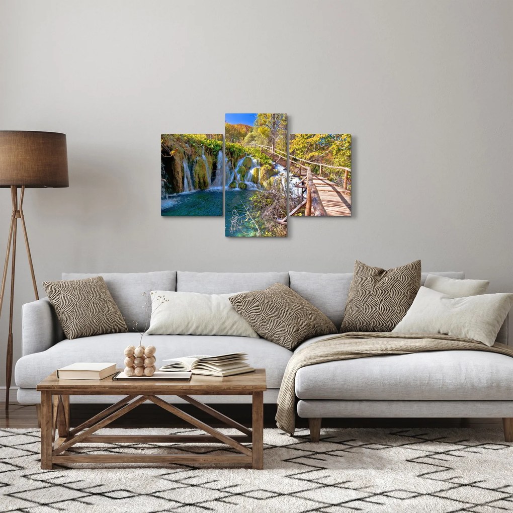 Tablou - Intrare in cascade (90x60 cm)