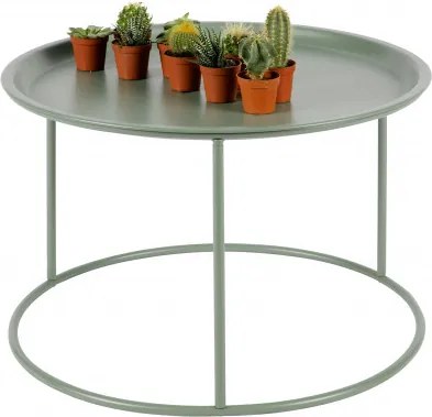 Masuta de cafea rotunda din metal Ivar 37,5x56x56 cm gri