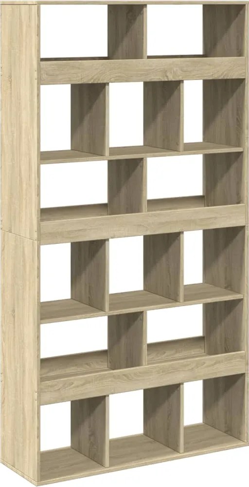 vidaXL Bibliotecă, stejar sonoma, 100x33x187,5 cm, lemn prelucrat