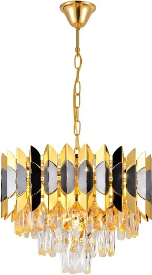 Brilagi - Candelabru CRISTAL cu lanț, 5xE14/40W/230V, diam. 38 cm