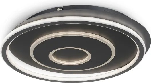 BRILAGI - plafonieră LED dimmabilă IRIS LED/83W/230V 46x50 cm neagră + telecomandă