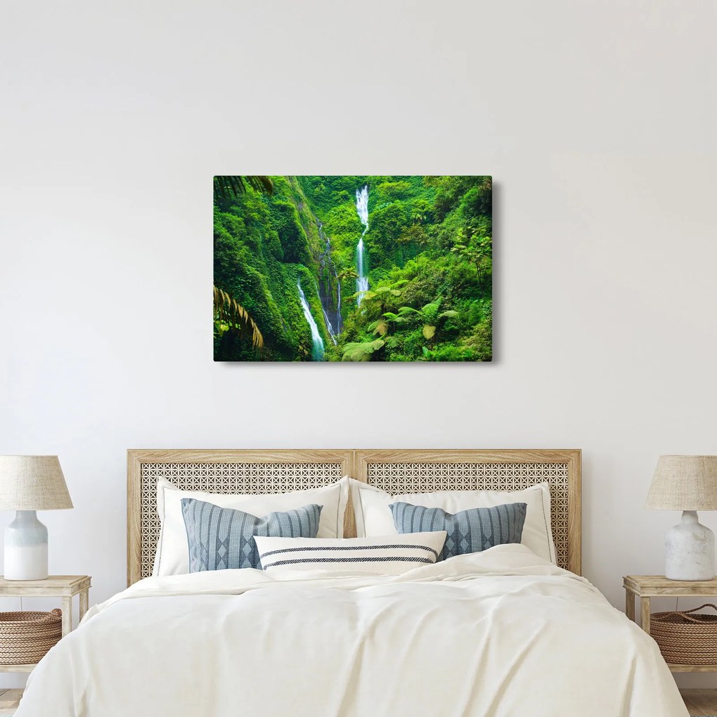 Tablou - Cascada Madakaripura, Java de Est, Indonezia (90x60 cm)