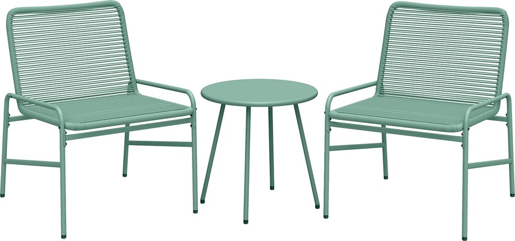 Outsunny set poliratan sintetic | Aosom Romania