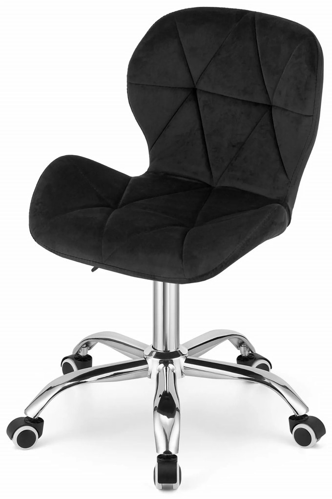 Scaun de birou AVOLA VELVET negru