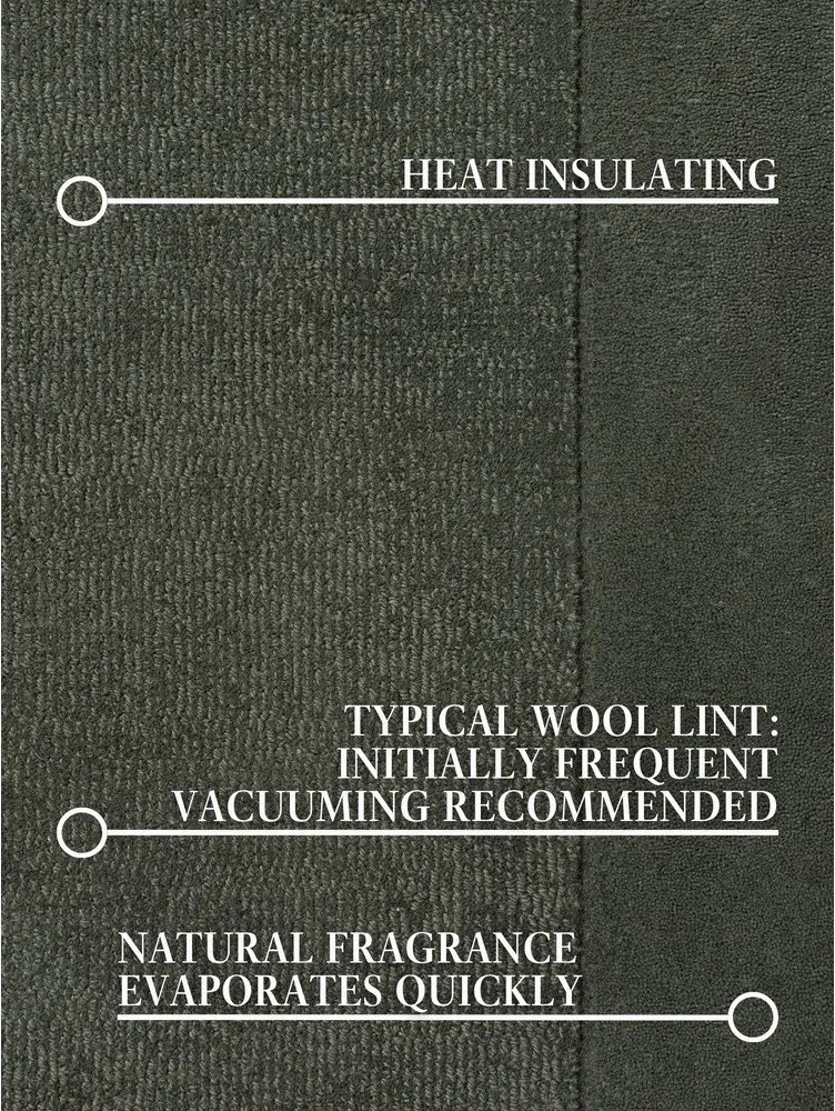 Covor verde închis țesut manual din amestesc de lână 80x150 cm Kari – Villeroy&amp;Boch