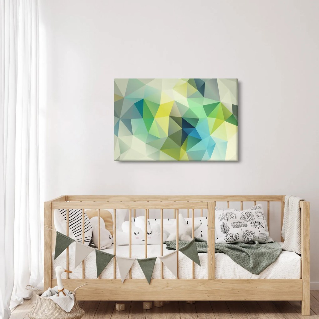 Tablou abstracțiunii geometrice (90x60 cm)