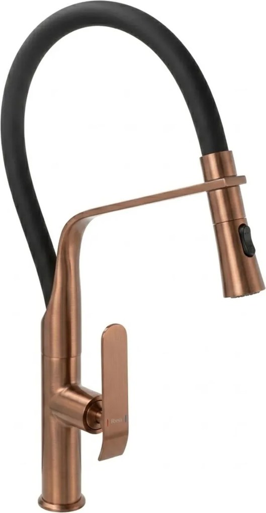 Baterie de bucătărie Rea Castor Auriu Copper Brush