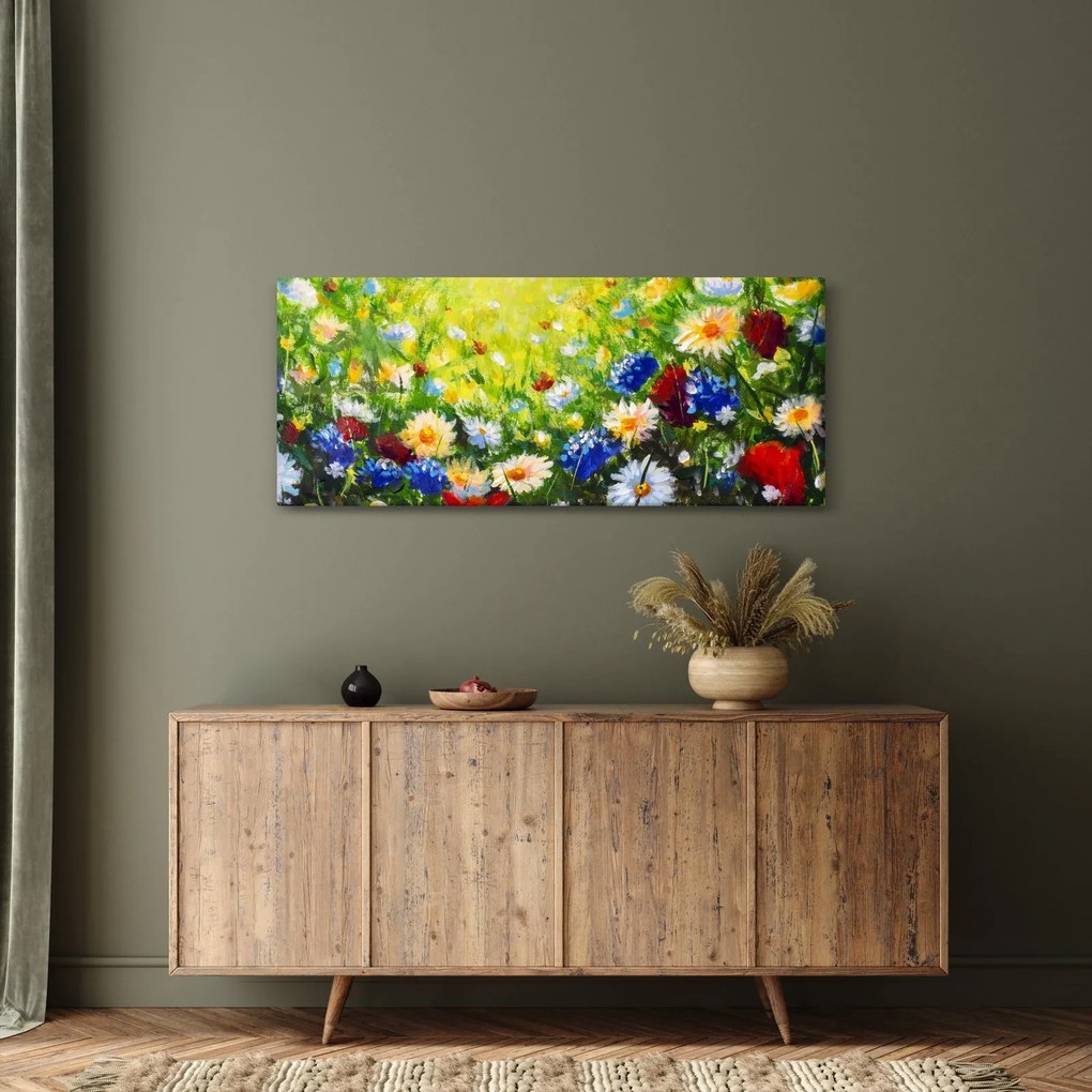 Tablou - Flori sălbatice (120x50 cm)