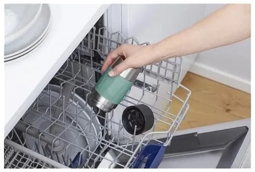 Cană termos Tefal 300 ml COMPACT MUG oțel inoxidabil/verde