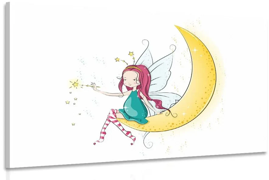 Tablou zâna magică pe lună