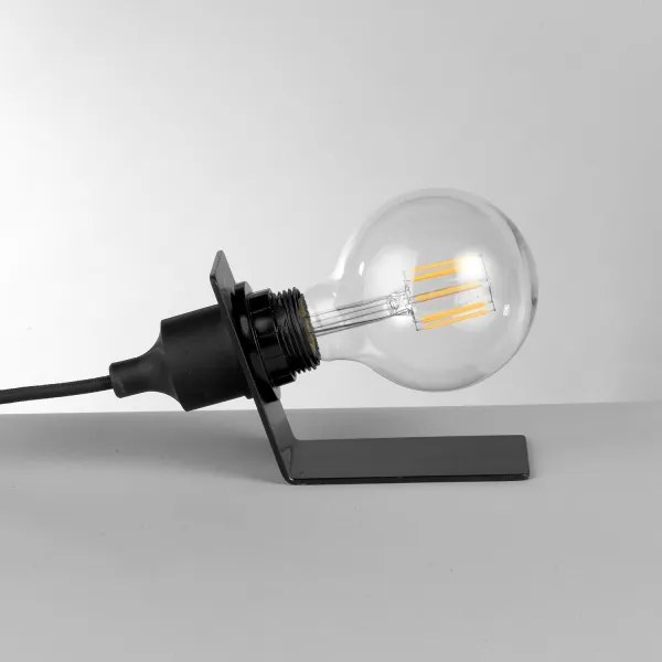 Lampă de masă ONLI WIRE 1xE27/15W/230V 10 cm negru