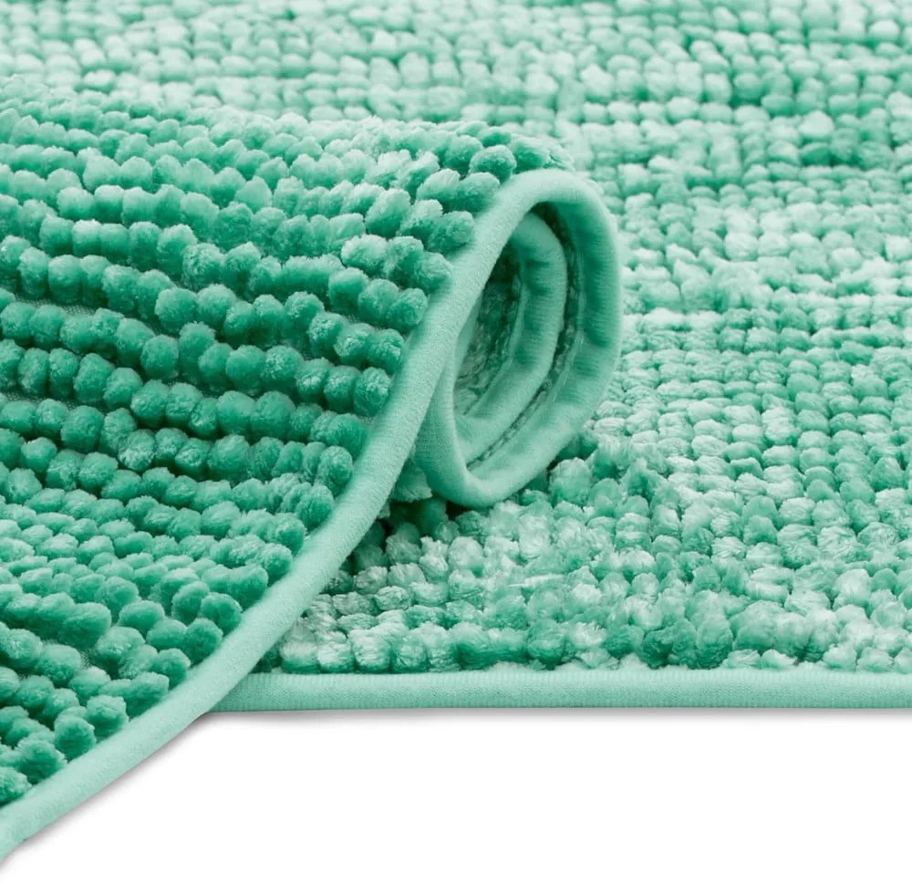 Covoraș de baie AmeliaHome Bati, 70 x 120 cm, turcoaz