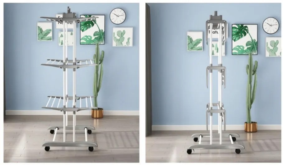 ShopJK USCĂTOR DE RUFE TIP CU BARE CULOARE ALB - GRI