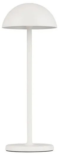 Lampa LED portabila iluminat exterior decorativ ROSE alba