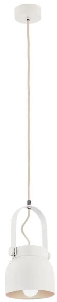 Pendul design modern LOGAN alb 14cm