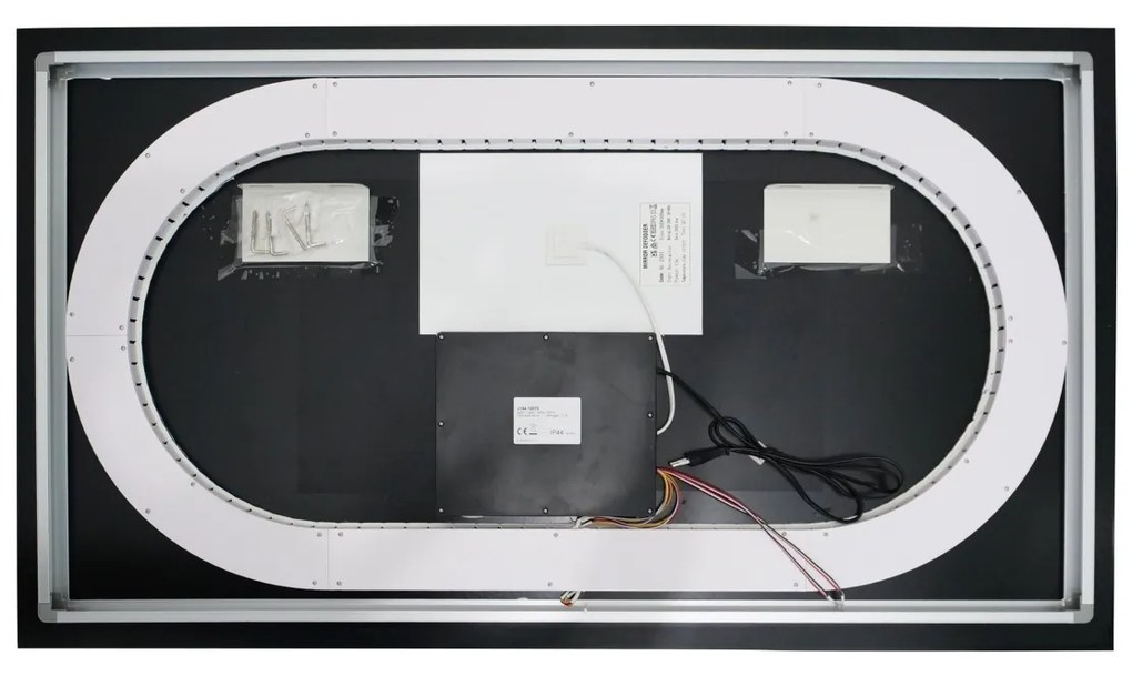 🪞 Oglindă LED cu Touch și Funcție Dezaburire, 3 Tipuri de Lumină – 120x70 cm, Model J194-12070 Smack