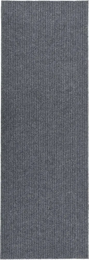 vidaXL Covor traversă de captare a murdăriei, gri, 100x350 cm