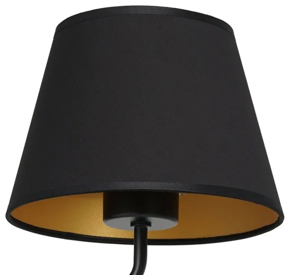Lampă de perete ARDEN 1xE27/60W/230V negru/auriu